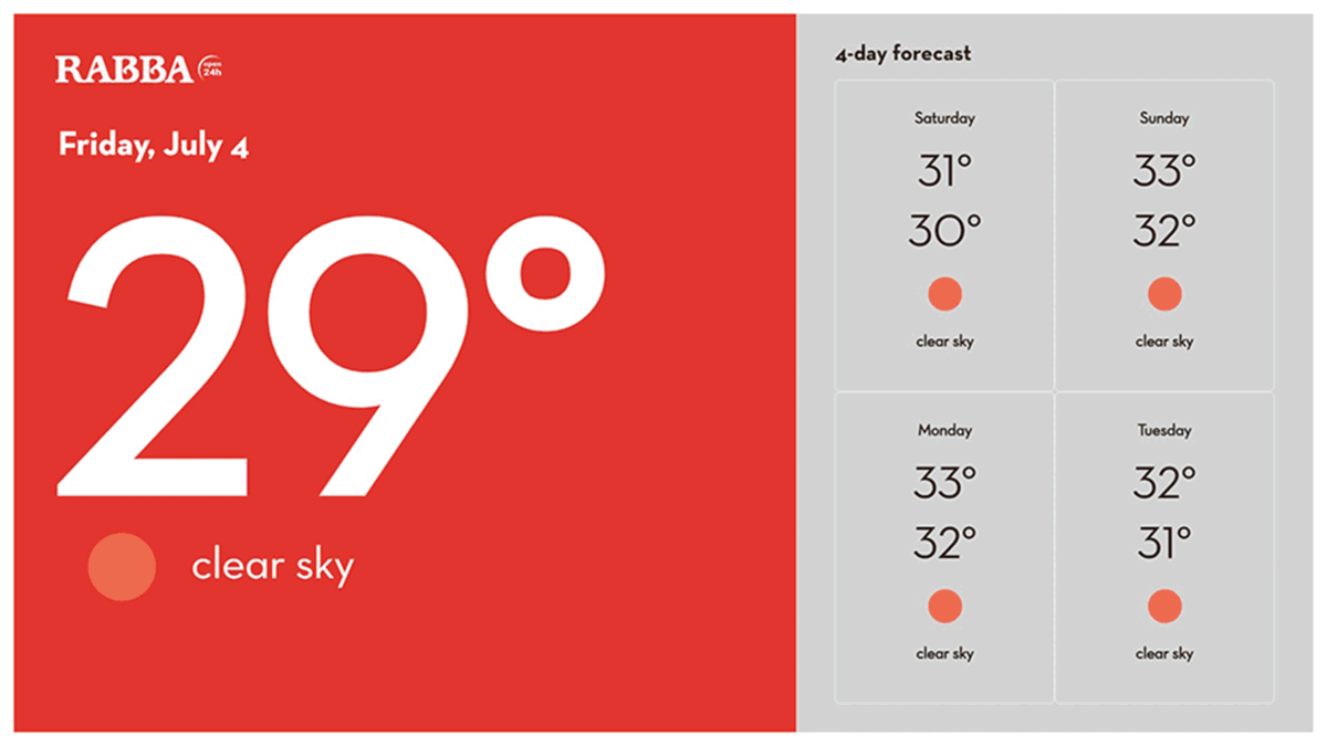 AMI Dynamic Weather Branded AMI Dynamic Weather Branded